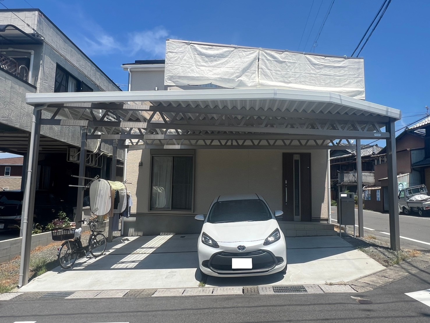 <広がる活用方法！駐車場以上の価値を!> バルコニーカーポート