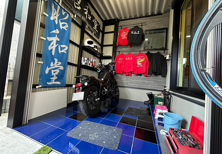ガレージ＋α（バイクガレージ）