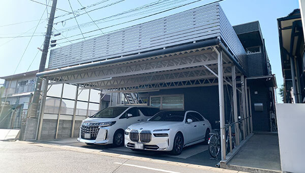 土地を有効活用する。C&Jガレージ（バルコニータイプ）