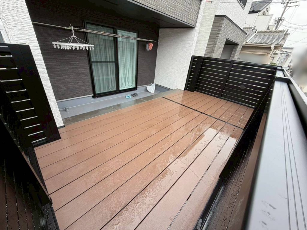 ベランダが広くなっちゃった！　カーポートバルコニー