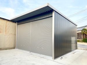 中部住器のオーダーメイド車庫で理想のガレージ空間を実現！